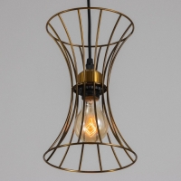 Светильник BayerLux "Анетта" Е27 40Вт золото 16х16х23-123см