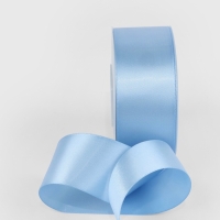 Лента атласная двухсторонняя №332 38мм*25&plusmn;1м небесно-голубой TR