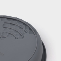 Форма для выпечки и муссовых десертов Доляна &laquo;Воздушность&raquo;, силикон, 18,5х4,5 см, внутр. d=17 см, серая