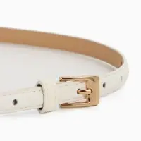 Ремень жен 02-01-01-01, Март2501, 1,3*0,3*110 см, без винта, пряж золото, 1 прокол,