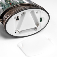 Фигура светодиодная &laquo;Ночные огни&raquo;, 27.9х15.7х7.6 см, музыка, батарейки ААх3 (не в комплекте), USB, свечение тёплое белое