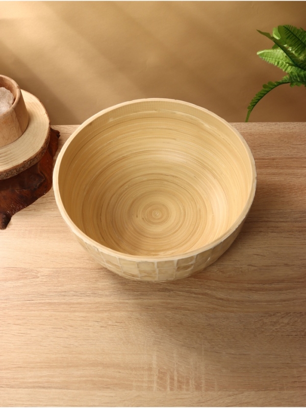 Чаша 24,5х24,5х12 см, бамбук