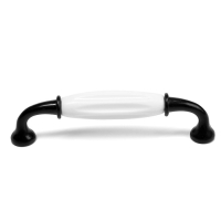 Ручка-скоба CAPPIO RSC012, пластик, м/о 128 мм, цвет черный, 4 шт.