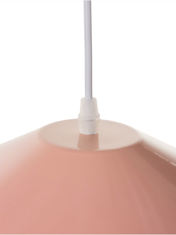 Светильник Lea 1х40Вт Е27 розовый  26х26х32см