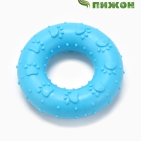 Игрушка жевательная "Пончик", 7 см, голубая