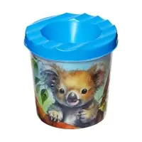 Стакан - непроливайка для рисования Calligrata &laquo;Милая панда&raquo;, 210 мл, с рисунком