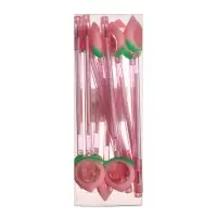 Ручка - прикол гелевая МИКС Блеск-клубничка (штрихкод на шт.)