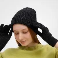 Перчатки сенсорные Spotti Senso, черные, размер S/M