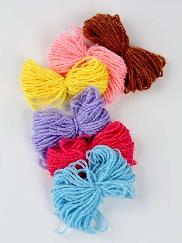 Детский набор для вышивания на деревянных основах "Сказочные узоры