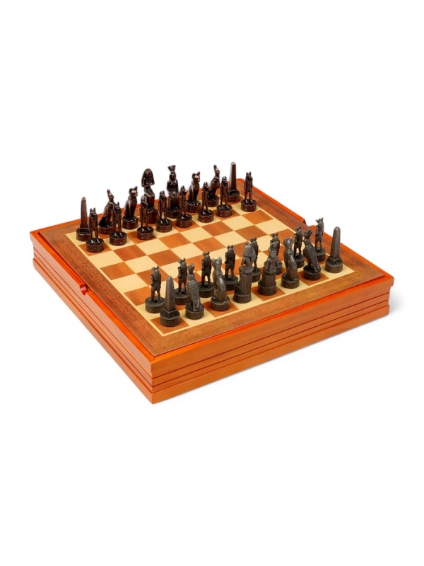 Шахматы "Древний Египет", настольная игра, 36 х 36 см, король h-8 см, пешка h-6 см