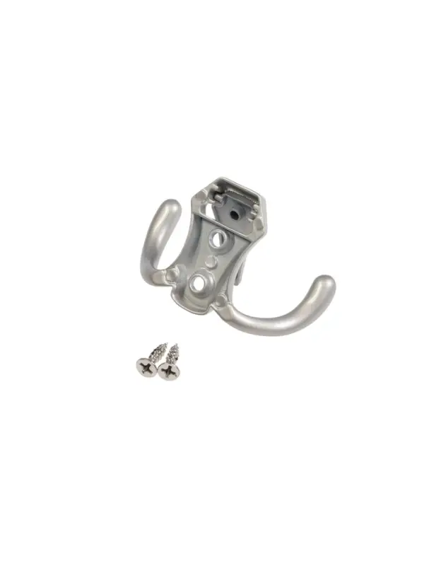 Крючок мебельный CAPPIO HIDDEN, двухрожковый, цвет хром, 2 шт.