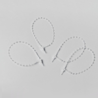 Стяжка пластиковая с шариками L=13, цвет прозрачный (набор 1000 шт.)