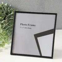 Фоторамка металл на 1 фото 18х18 см "Классик" чёрная 1,5х18,4х18,4 см