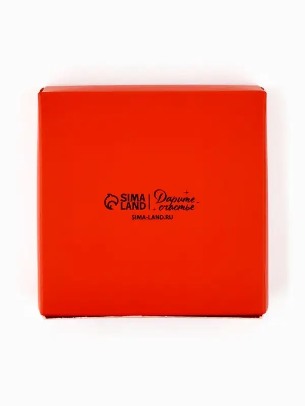 Коробка под бижутерию с окном &laquo;Сердце&raquo;, 7.5 х 7.5 х 3 см