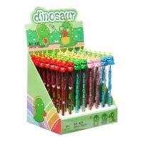 Карандаш - прикол секционный Calligrata &laquo;Динозавр&raquo;, МИКС