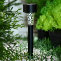 Садовый светильник на солнечной батарее &laquo;Трапеция&raquo;, 4.5 &times; 30 &times; 4.5 см, 1 LED, свечение белое