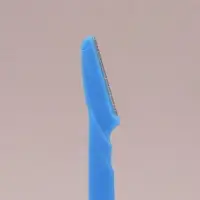 Бритва для коррекции бровей, с защитным чехлом, 15 см, МИКС