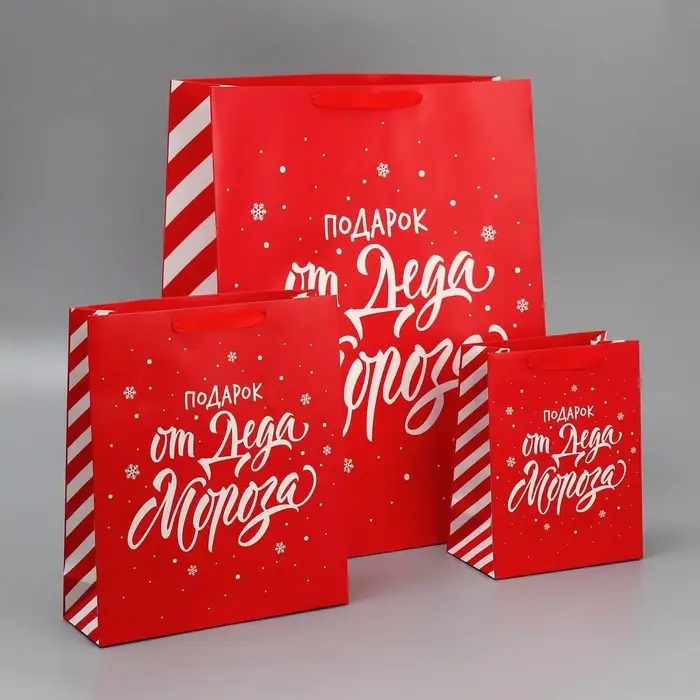 Набор новогодних пакетов &laquo;Новогодний подарок&raquo;