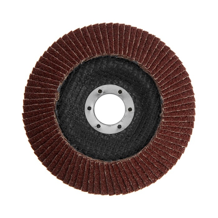 Круг лепестковый торцевой конический ТУНДРА, 125 х 22 мм, Р24