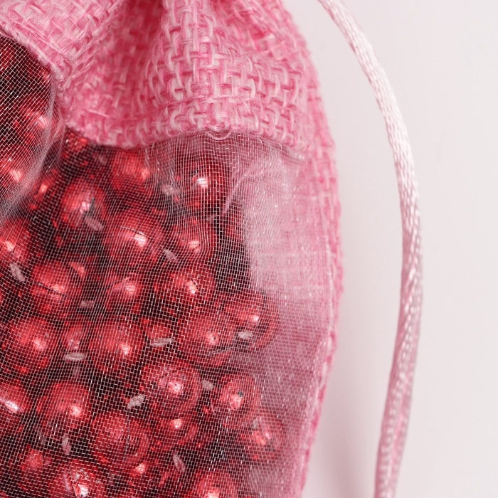 Льняной мешочек для хранения украшений, подарков, трав, 10 х 14 см, набор из 5 штук