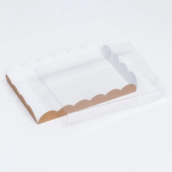 Коробка для печенья, крафт, 22&times;15&times;3 см