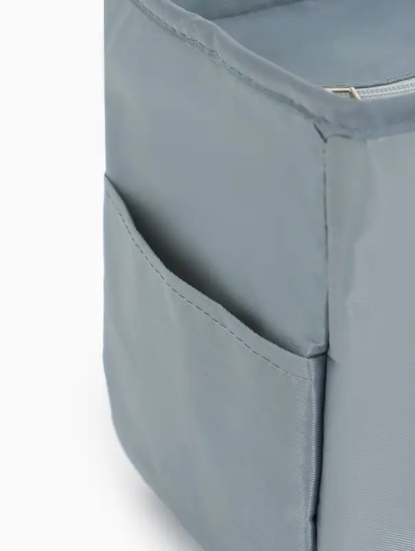 Термосумка на молнии, 6.4 л, цвет серый