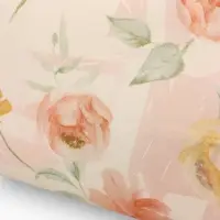 Сумка пляжная Цветы, 50*20*40, отд без молнии, розовый