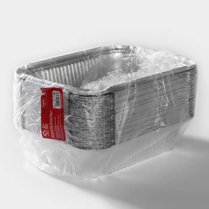 Форма из фольги для выпечки и запекания Доляна, 2 л, 25&times;18&times;6,5 см