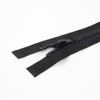 Молния &laquo;Трактор&raquo;, №5, разъёмная, замок автомат, 60 см, чёрная