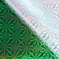 Пленка голография, зелёный, 70&times;100 см, рисунок МИКС