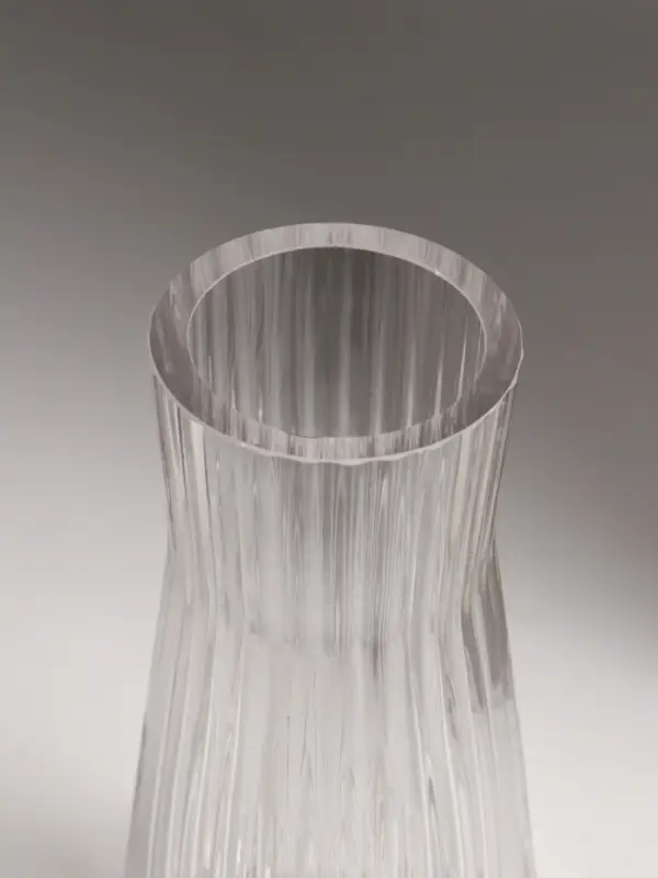 Ваза стекло настольная "Силье" 17х8 см, прозрачный