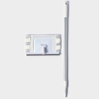 Щётка для окон Raccoon, телескопическая алюминиевая ручка 59(103) см, водосгон 20,5 см, насадка из микрофибры 20,5&times;12 см