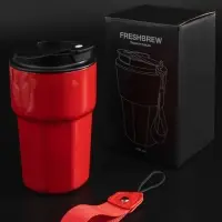Термостакан Freshbrew, красный