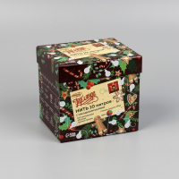 Гирлянда &laquo;Нить&raquo; 10 м с насадками &laquo;Шарики 1.5 см&raquo;, IP44, тёмная нить, 100 LED, свечение мульти (RG/RB), мигание, 220 В