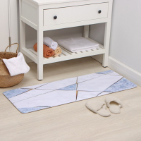 Коврик для ванной и туалета Доляна &laquo;Мрамор&raquo;, 45&times;120 см