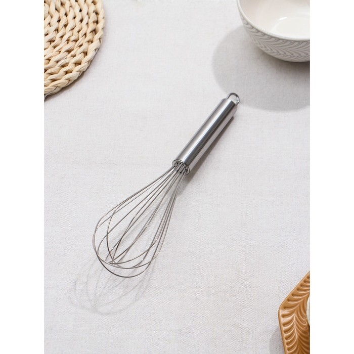 Венчик для взбивания Доляна &laquo;Стандарт&raquo;, 25&times;5,5 см, цвет серебристый