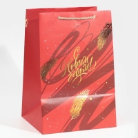 Пакет подарочный новогодний ламинированный &laquo;Яркие моменты&raquo;, 23 х 35 х 20 см, Новый год