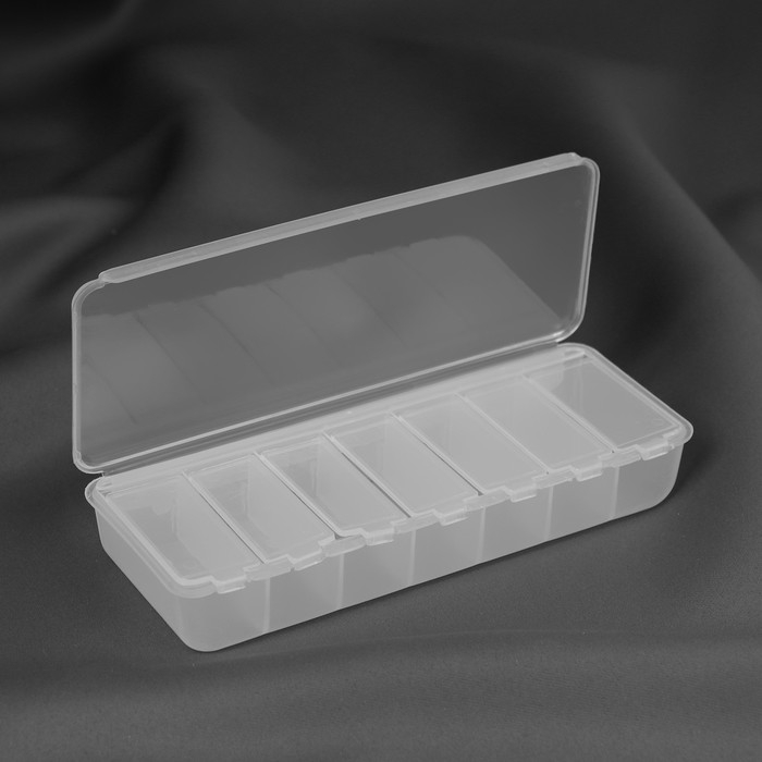 Органайзер для рукоделия, 7 отделений, 15,5 &times; 6,2 &times; 3 см