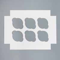 Коробка для капкейков, кондитерская упаковка с окном, 6 ячеек &laquo;Любимому преподавателю&raquo; 25 х 17 х 10 см