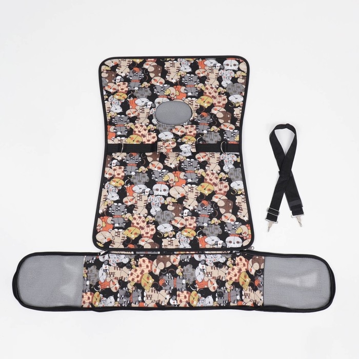 Сумка-переноска каркасная "Кошки", размер L, 53 х 21 х 29 см