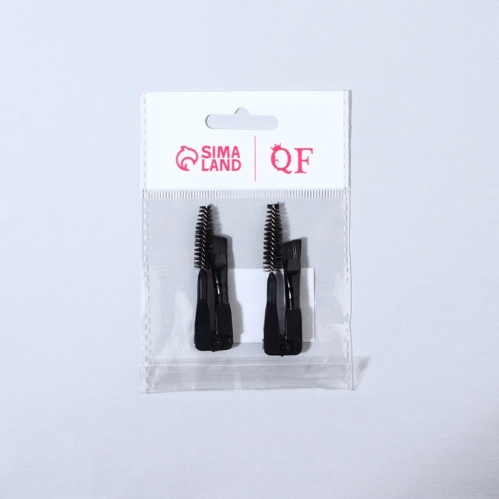 Набор кистей для макияжа &laquo;МИНИ&raquo;, 2 шт, цвет чёрный