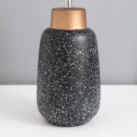 Лампа настольная "Кианг" 1х40Вт Е14 черный/золото 22х22х38см