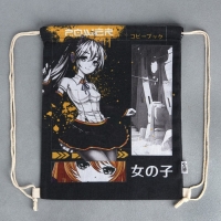 Мешок для обуви &laquo;Аниме комикс&raquo; хлопковкая 30 х 40 см