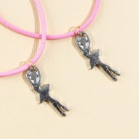 Кулоны неразлучники &laquo;Лучшей подруге&raquo;, 2 шт, длина 50 см