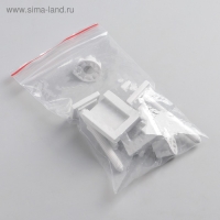 Сиденье для унитаза с крышкой Росспласт &laquo;Декор. Сакура&raquo;, 46&times;36 см, цвет белый