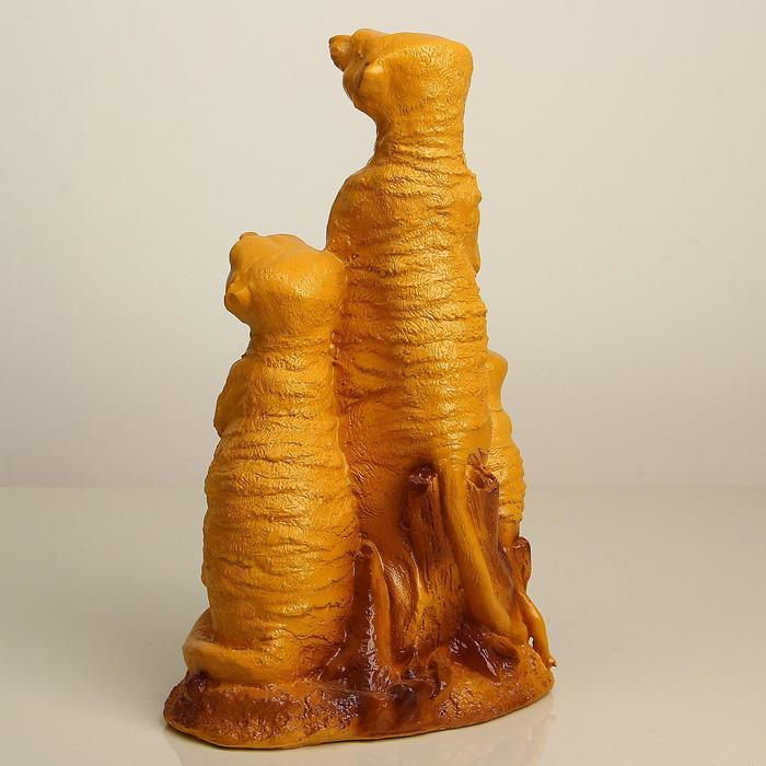 Садовая фигура "Суррикаты" 40х22см