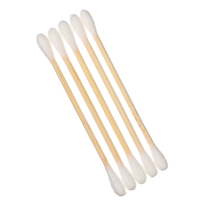 Ватные палочки. пакет 300 шт., наконечник - классика, хлопок/бамбук(стик)