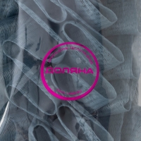 Мочалка для тела массажная Доляна &laquo;Афродита&raquo;, 69&times;8 см, цвет серый