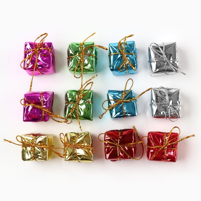 Новый год: Ёлочные игрушки новогодние &laquo;Подарки&raquo;, МИКС