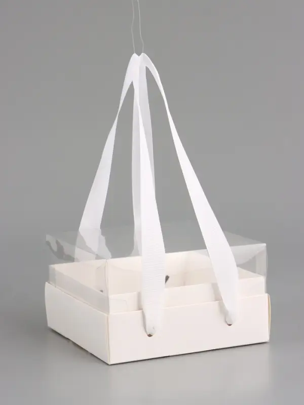 Коробка под бенто-торт 14 х 14 х 8 см